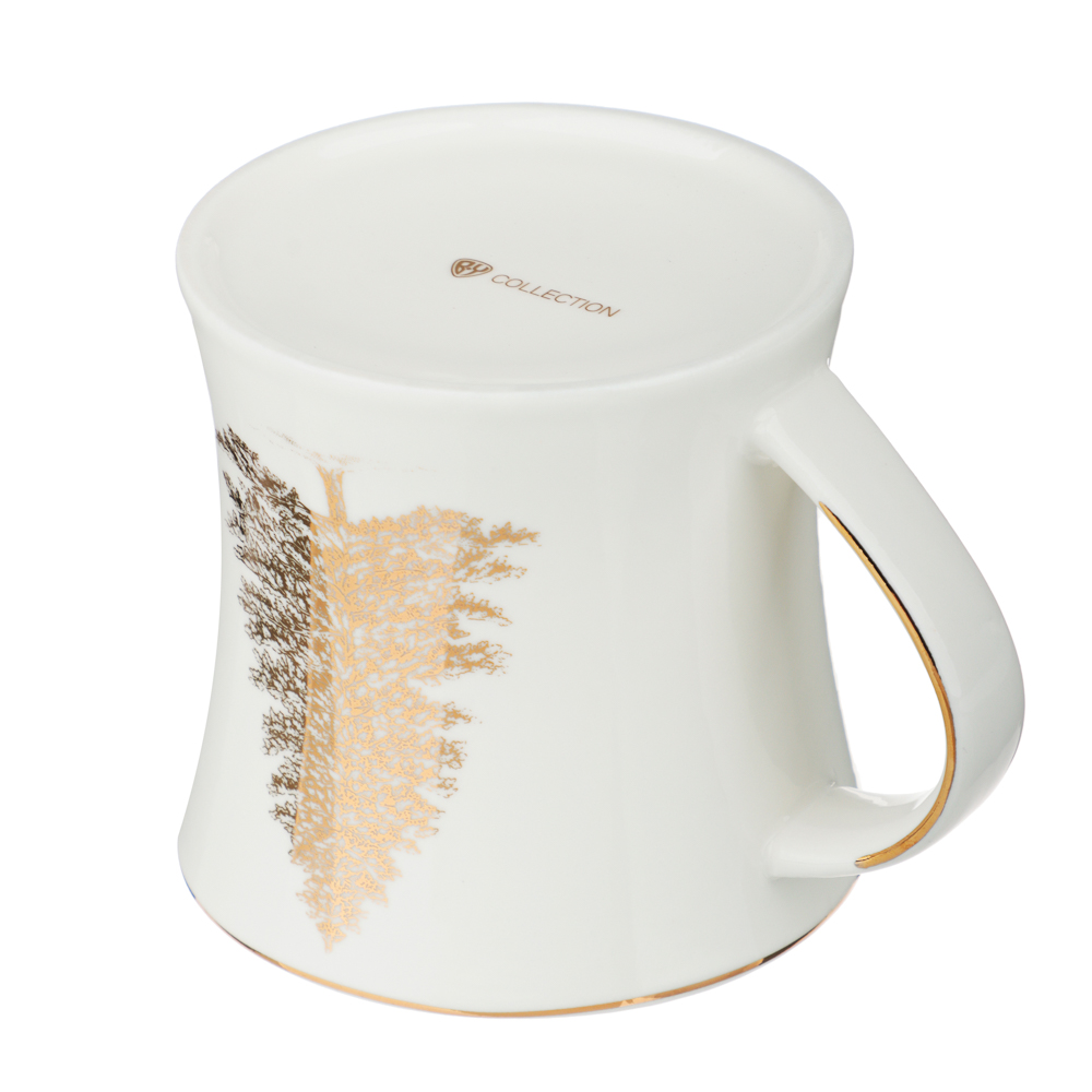 BY COLLECTION White Line Кружка, 300мл, фарфор, подарочная упаковка, арт.2, арт.№ 820-819