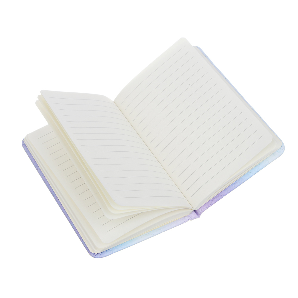 Записная книжка А6 80л., тв.обложка, резинка, закладка, PU, бумага, 4 дизайна, арт.№ 574-009