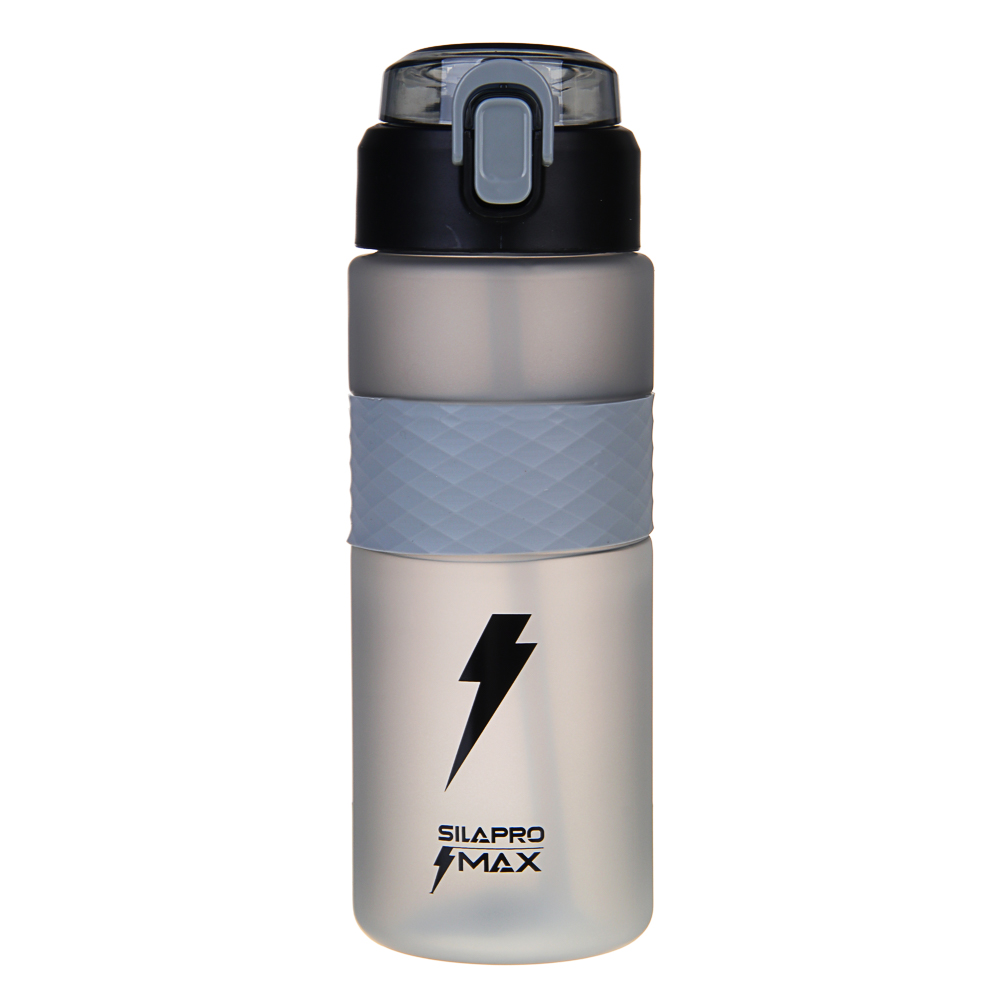 SILAPRO MAX Бутылка спортивная с замком, ULTIMATE GREY, 700мл, PC, арт.№ 088-031