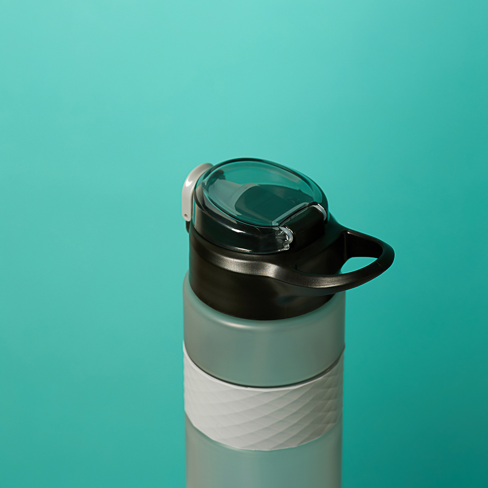 SILAPRO MAX Бутылка спортивная с замком, ULTIMATE GREY, 700мл, PC, арт.№ 088-031