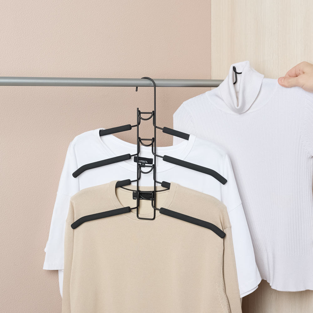 VETTA Вешалка-органайзер на 5 вещей с покрытием из вспененного ПВХ, арт.№ 456-096