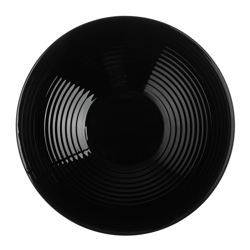 MILLIMI Бароло Салатник 24см черный опаловое стекло, арт.№ 818-388