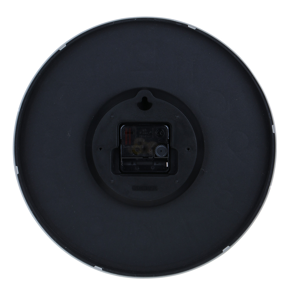 LADECOR CHRONO Часы настенные круглые, пластик, d30 см, 1xAA, оправа цвет серебряный, арт.06-13, арт.№ 581-270