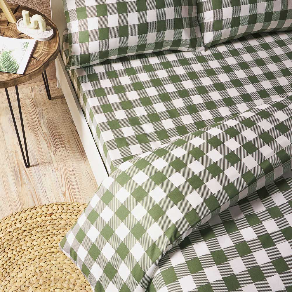 PROVANCE Эвкалипт Комплект постельного белья 2 (4 предмета), бязь, 100% хлопок, зеленый, арт.№ 421-005