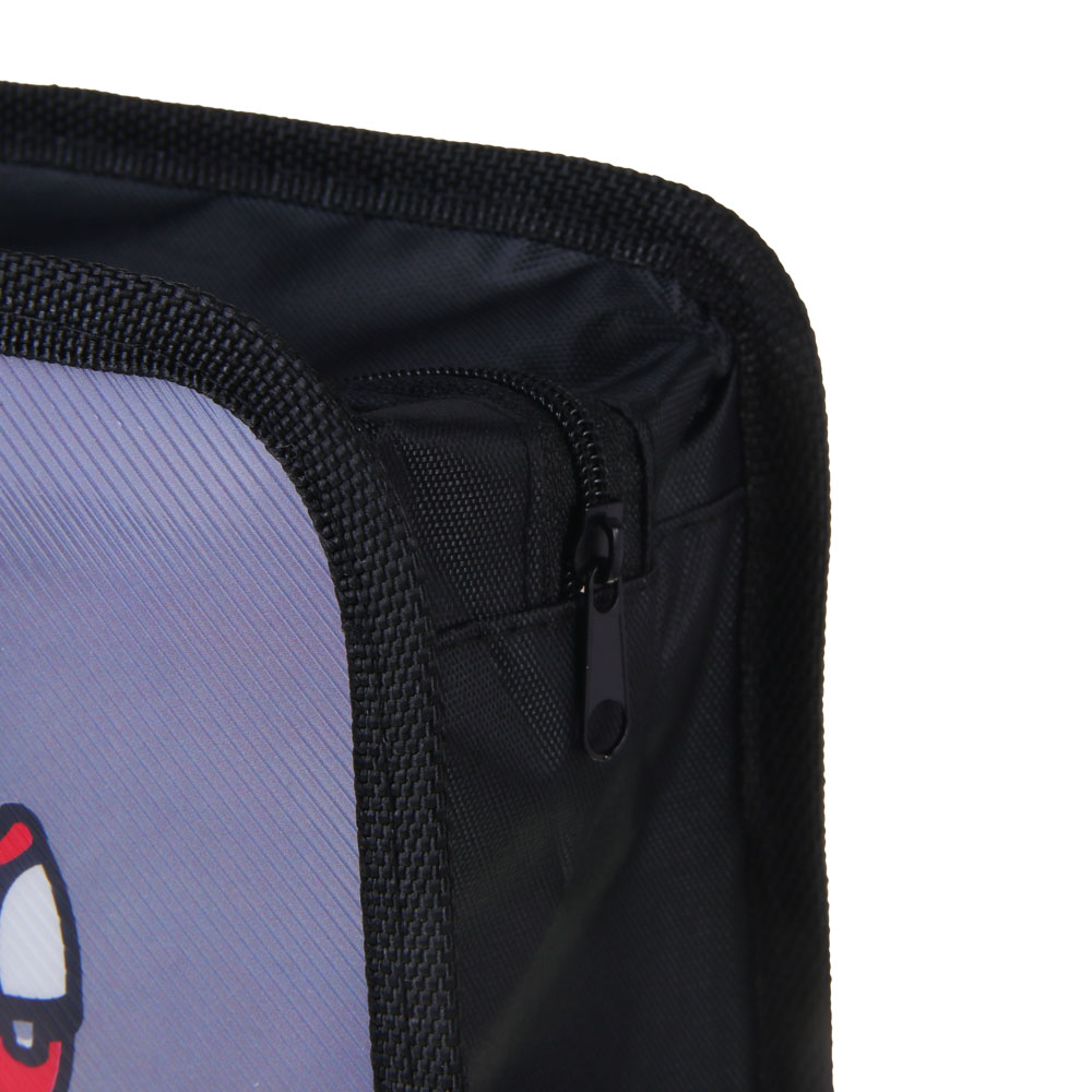 Намбер Ван Папка для тетрадей 33,5x26см, для A4, расширение, молния сверху, ручки, пластик, арт.№ 236-002