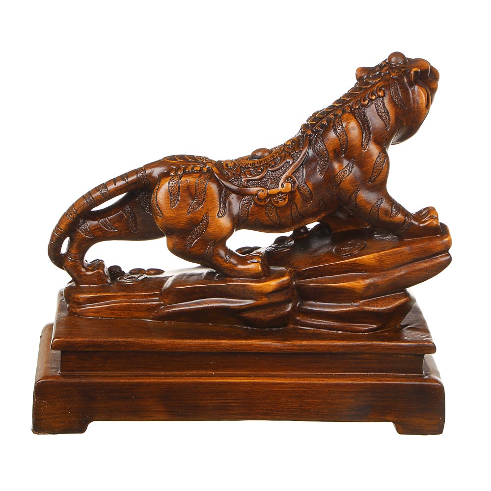 СНОУ БУМ Фигурка в форме тигра, 25x11x21см, полистоун, арт.№ 398-244