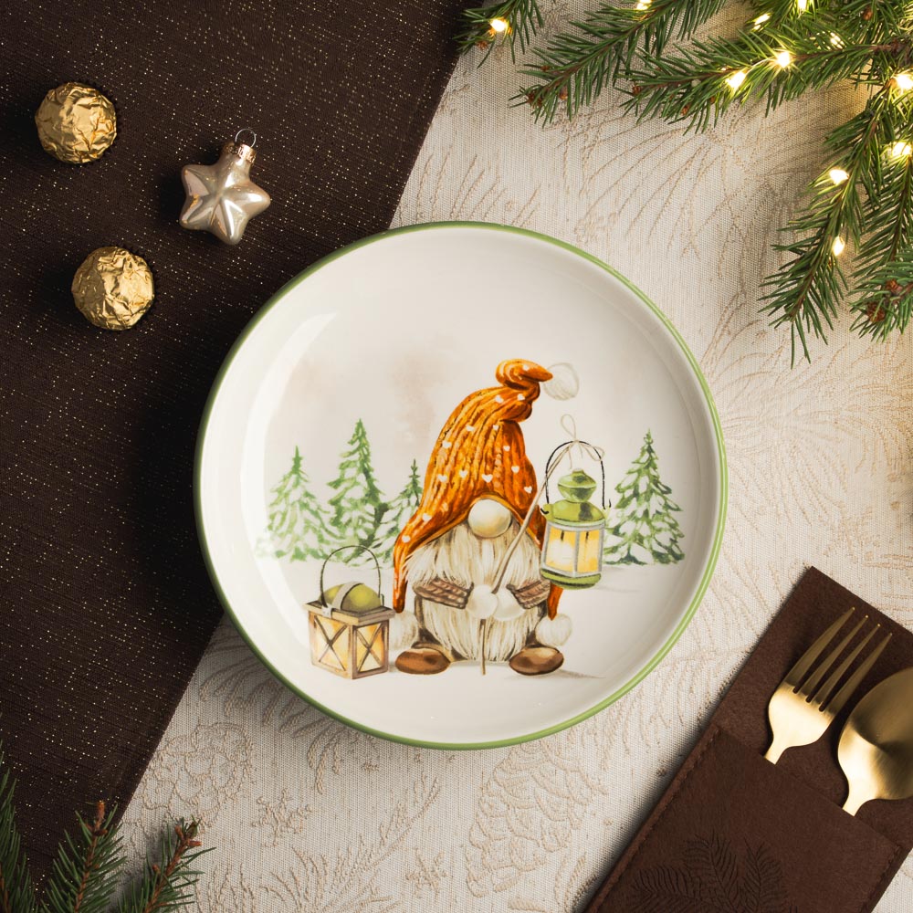 MILLIMI Фелиз Блюдо круглое, 21,5х3см, керамика, арт.№ 820-872