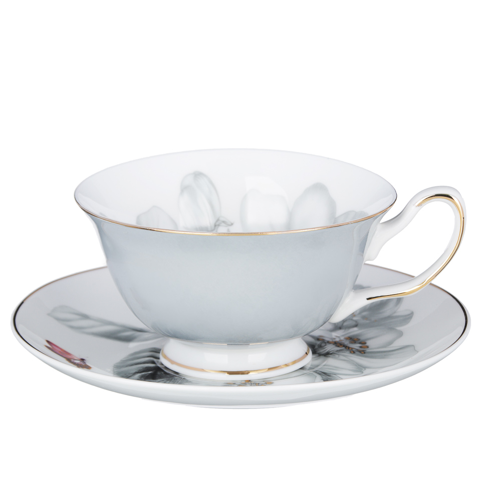 MILLIMI Иллюзия Набор чайный 12 пр., 220мл, костяной фарфор, арт.№ 802-024