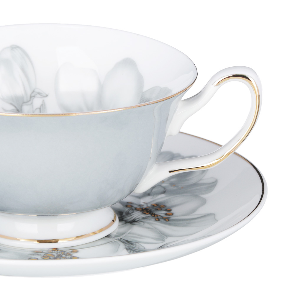 MILLIMI Иллюзия Набор чайный 12 пр., 220мл, костяной фарфор, арт.№ 802-024