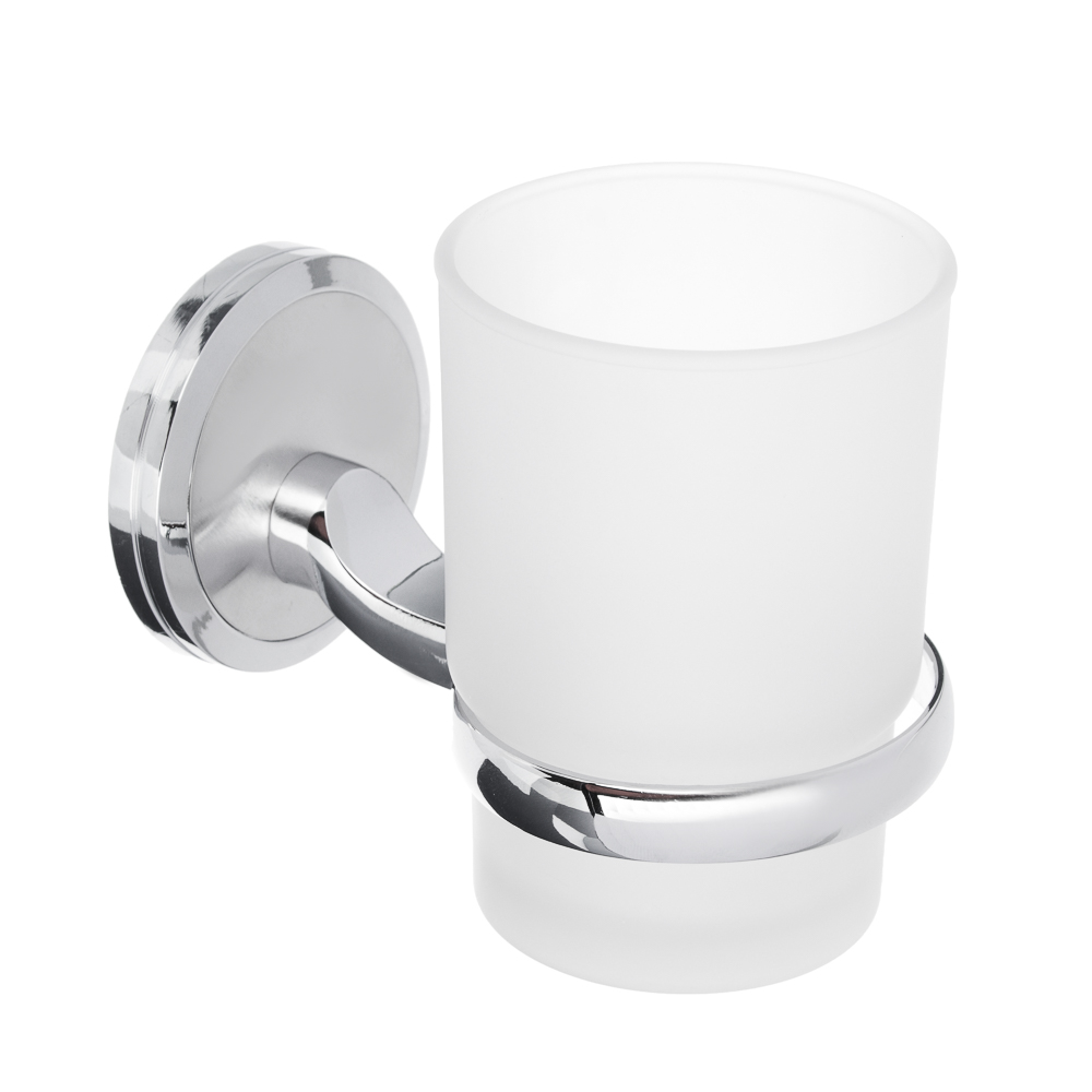 SonWelle Стакан для зубных щеток подвесной с креплением сатин, арт.№ 555-014