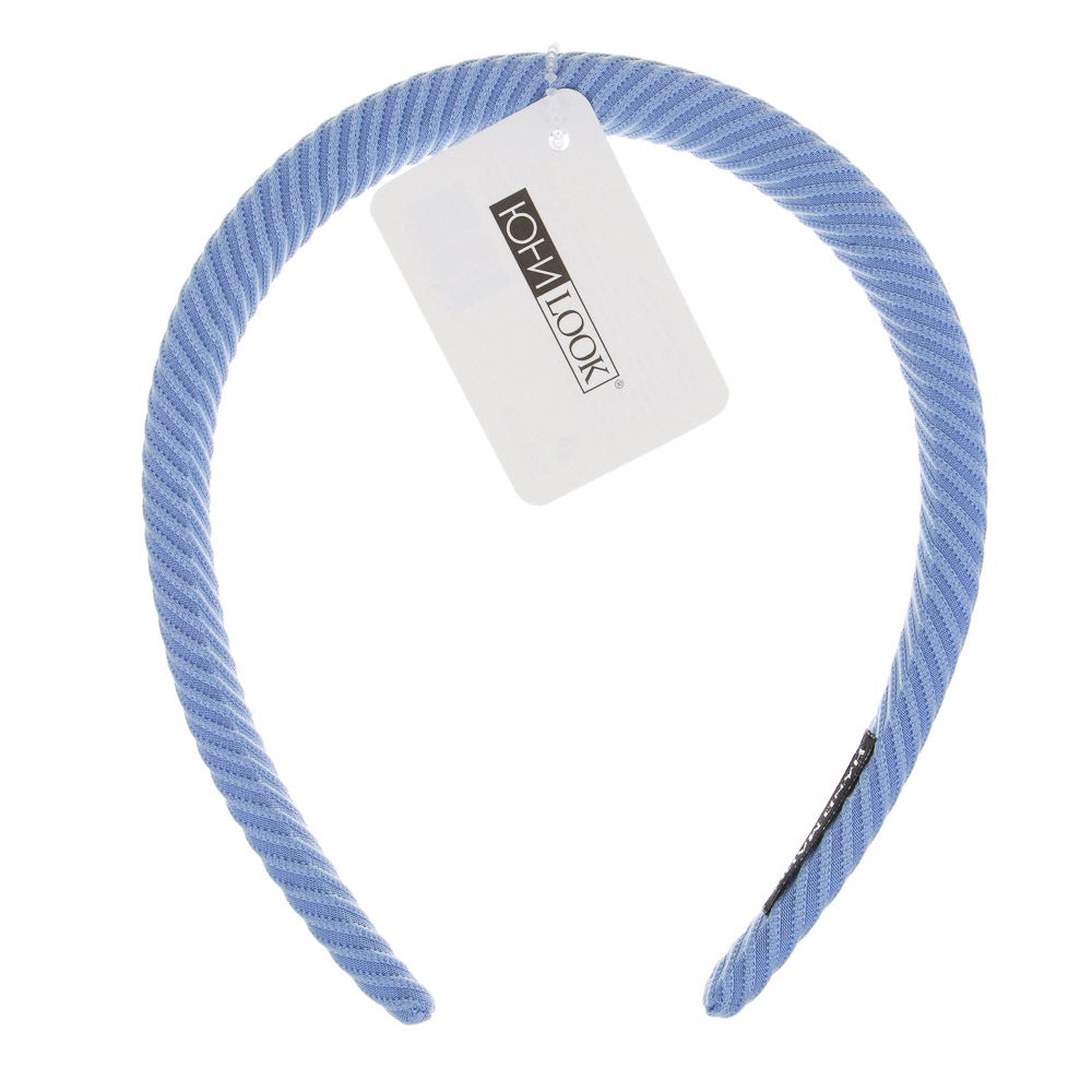 Ободок для волос тм ЮНИLOOK, 1,7см, полиэстер, пластик, 6 цветов, ACS-25, арт.№ 323-008