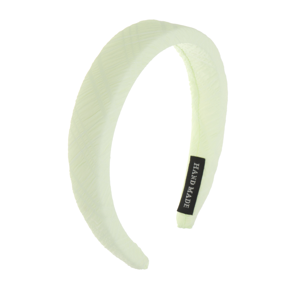 ЮНИLOOK Ободок для волос, 3,2см, полиэстер, пластик, поролон, 4 цвета, ACS-26, арт.№ 323-009