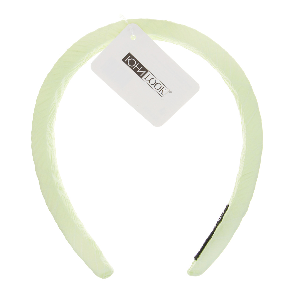 ЮНИLOOK Ободок для волос, 3,2см, полиэстер, пластик, поролон, 4 цвета, ACS-26, арт.№ 323-009