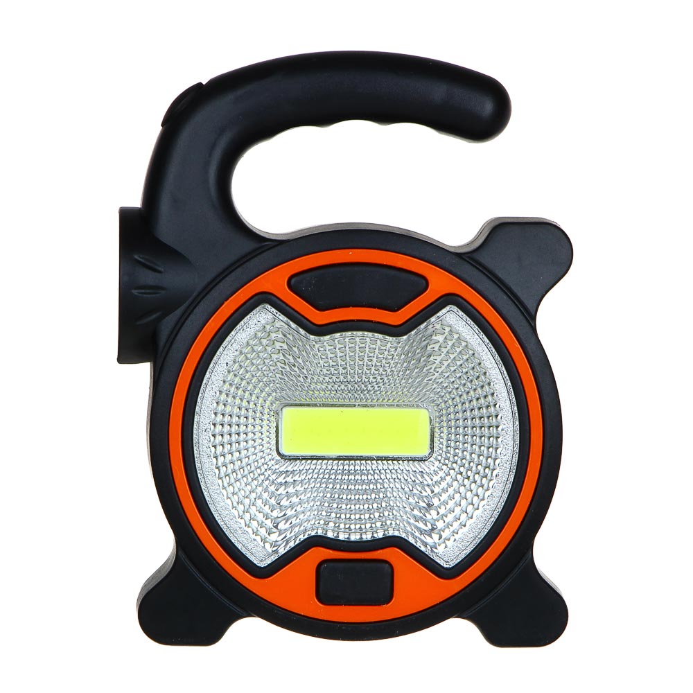 ЕРМАК Фонарь рабочий, 2 режима: 1 Led, 1 COB, 5Вт, 3xAA, арт.№ 223-006