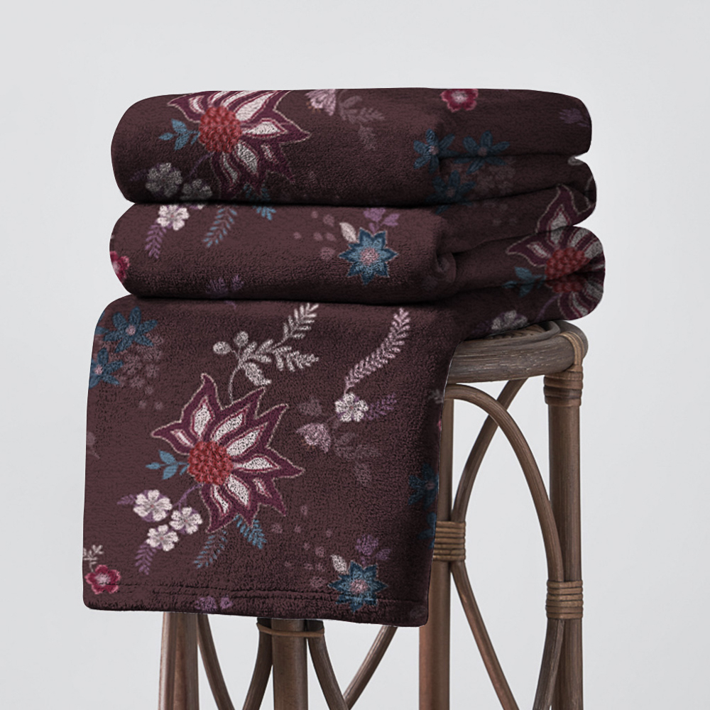 Плед тм PROVANCE Бургунди премиум, 150х200см, 270г/м2 100% полиэстер, арт.№ 486-244