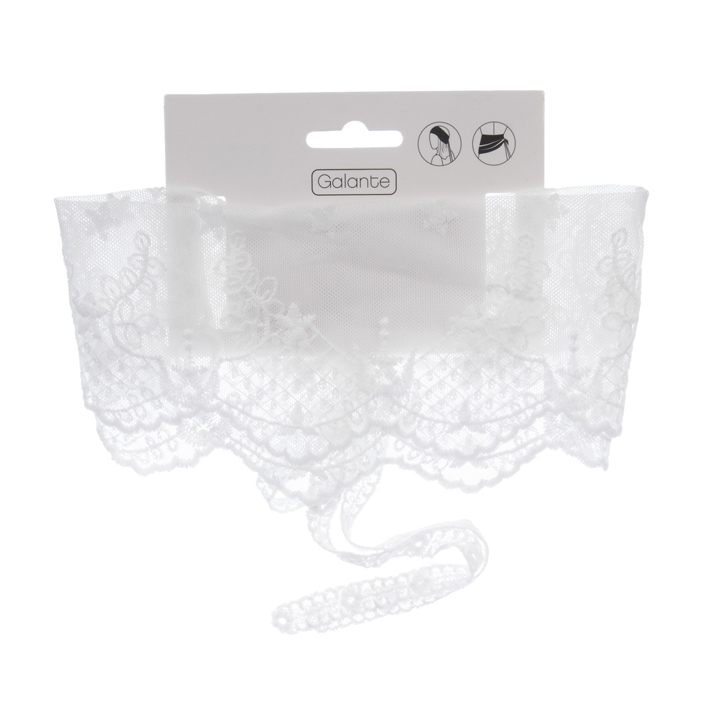 Повязка, 100% полиэстер, тм GALANTE, р-р 60*30, белая, #2, арт.№ 314-081