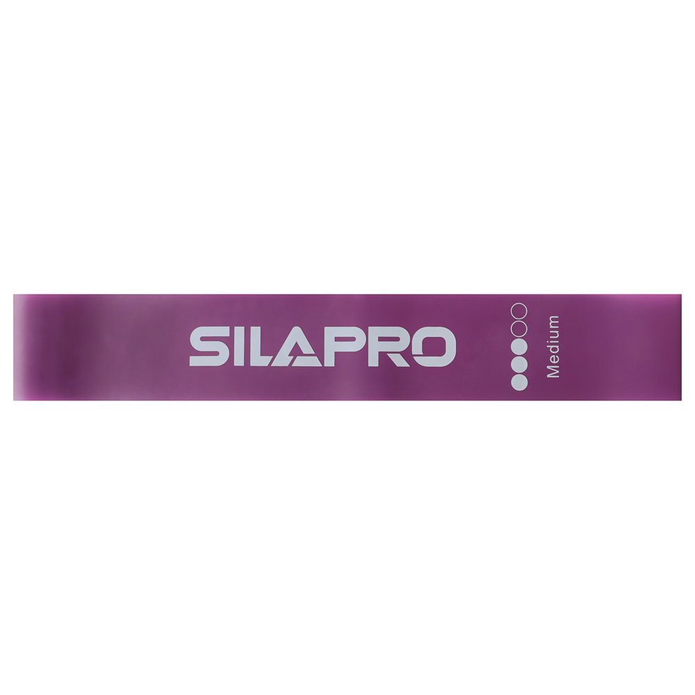 SILAPRO Набор фитнес резинок 5шт (2,5кг, 4,5кг,7кг, 9кг, 14кг), 60х5см, латекс, арт.№ 093-008