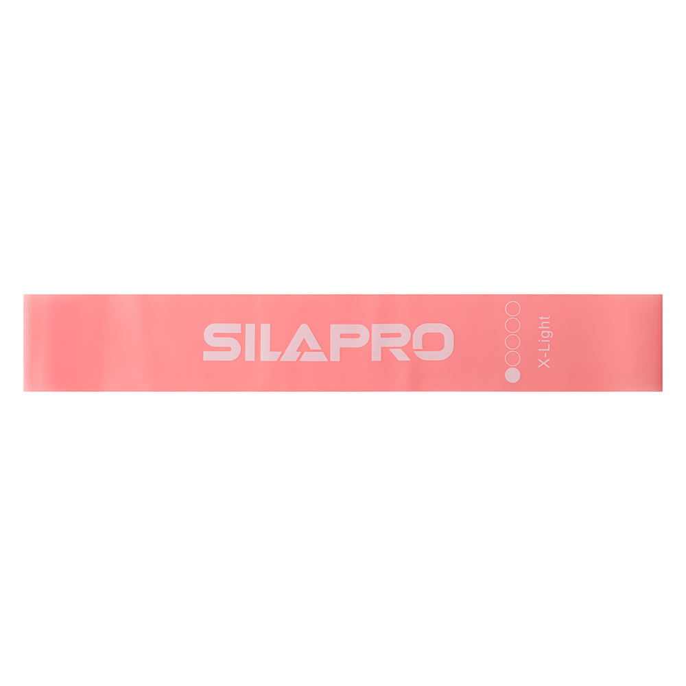 SILAPRO Набор фитнес резинок 5шт (2,5кг, 4,5кг,7кг, 9кг, 14кг), 60х5см, латекс, арт.№ 093-008