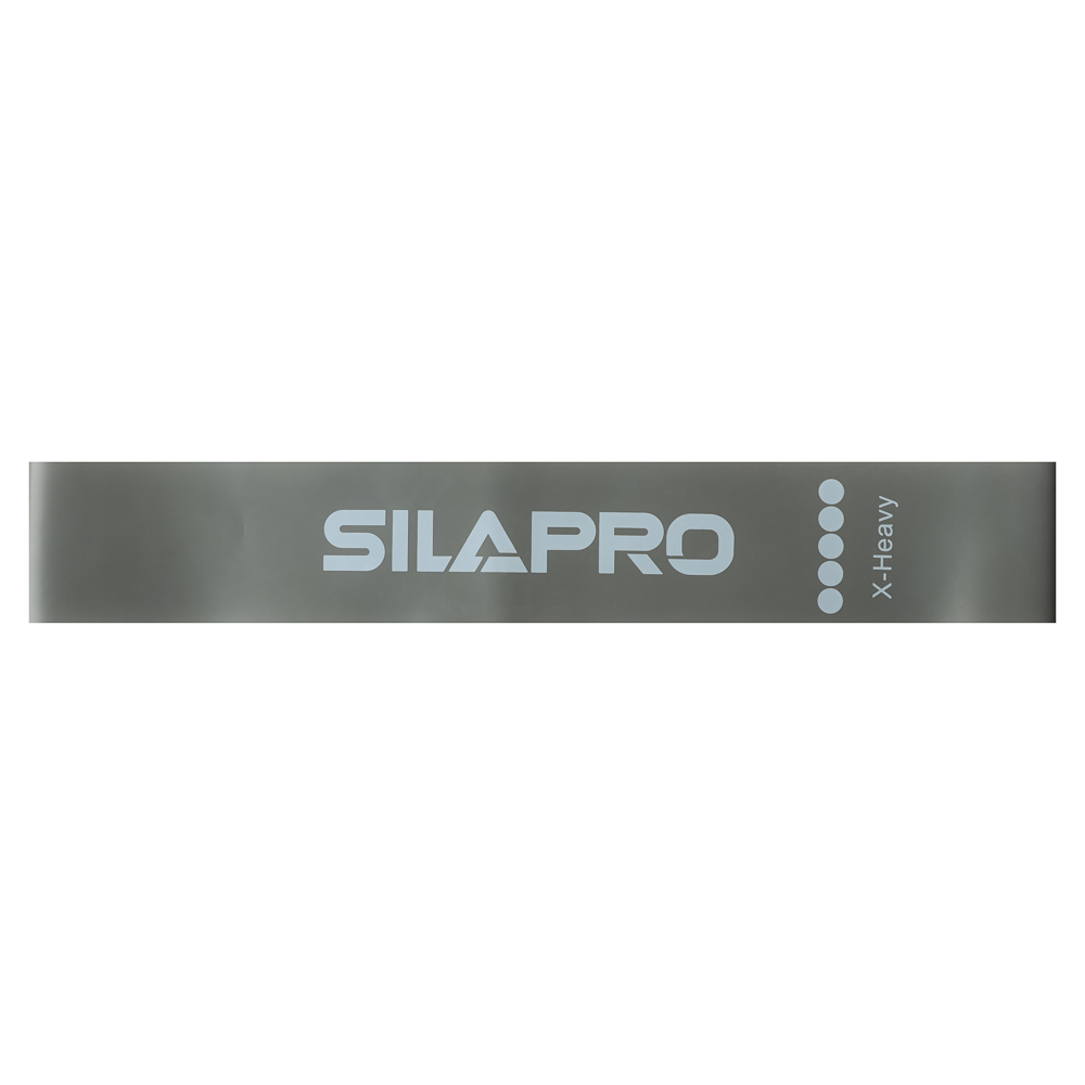 SILAPRO Набор фитнес резинок 5шт (2,5кг, 4,5кг,7кг, 9кг, 14кг), 60х5см, латекс, арт.№ 093-008