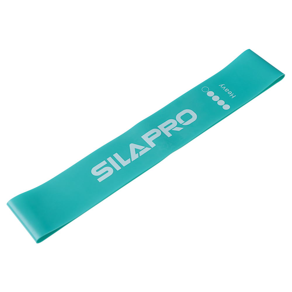 SILAPRO Набор фитнес резинок 5шт (2,5кг, 4,5кг,7кг, 9кг, 14кг), 60х5см, латекс, арт.№ 093-008