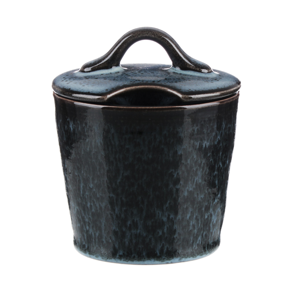 MILLIMI Блэк Джинс Сахарница, 230мл, 9х9х10см, керамика, арт.№ 824-476