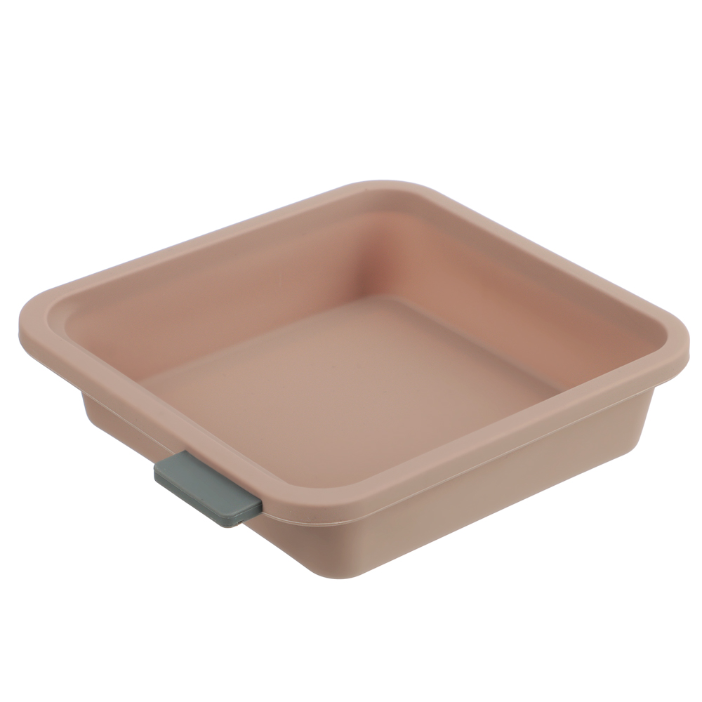 SATOSHI Набор форм для выпечки прямоугольных 2пр, 27,5х13х3,5см и 13,5х12,5х3,5 см, силикон, арт.№ 856-198