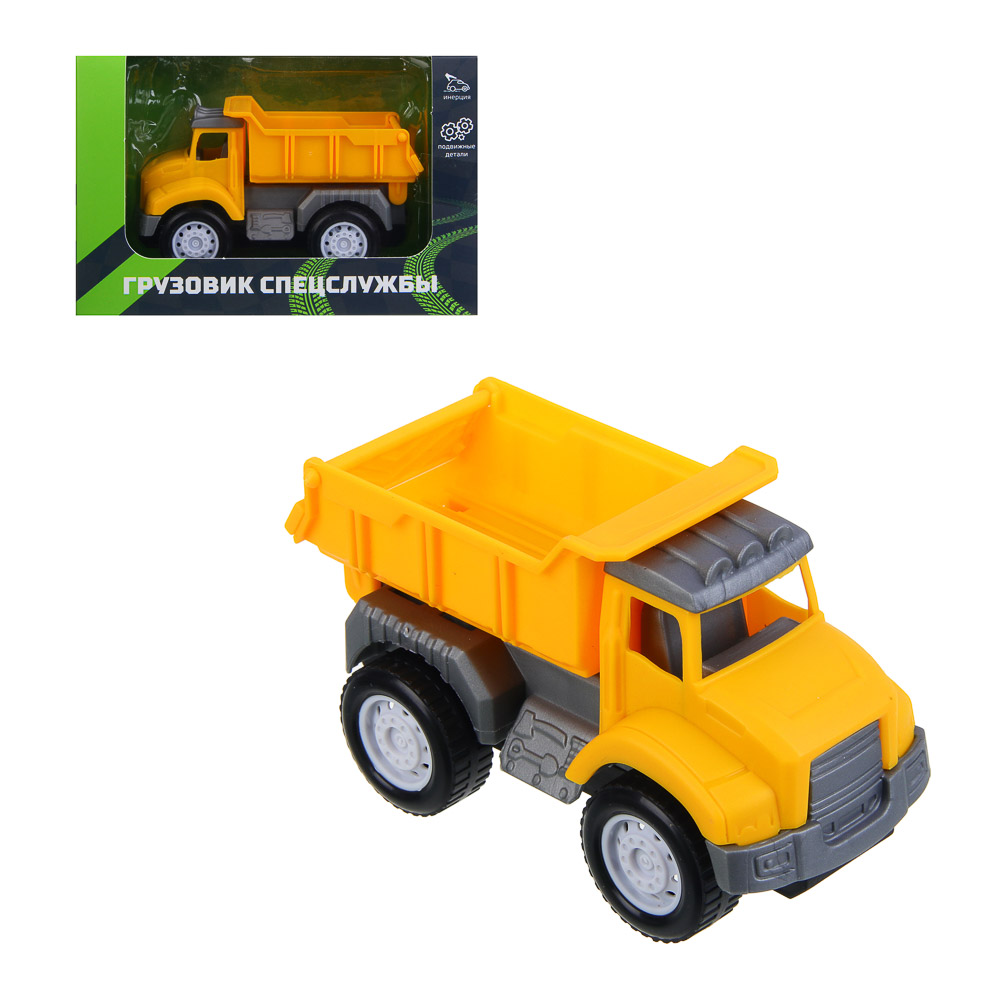 ИГРОЛЕНД Грузовик Спецслужбы, инерция, ABS, 14,8х5,9х9,6 см, 9 дизайнов, арт.№ 292-412