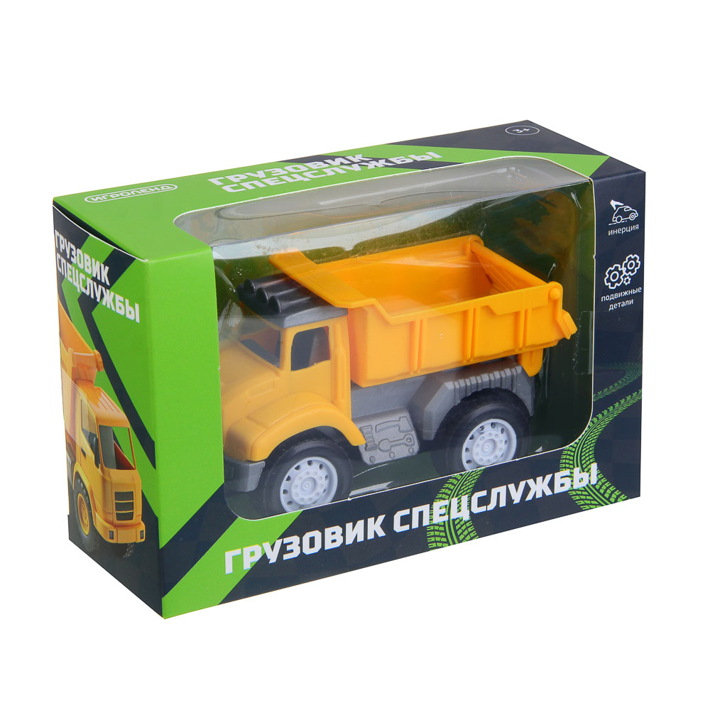 ИГРОЛЕНД Грузовик Спецслужбы, инерция, ABS, 14,8х5,9х9,6 см, 9 дизайнов, арт.№ 292-412