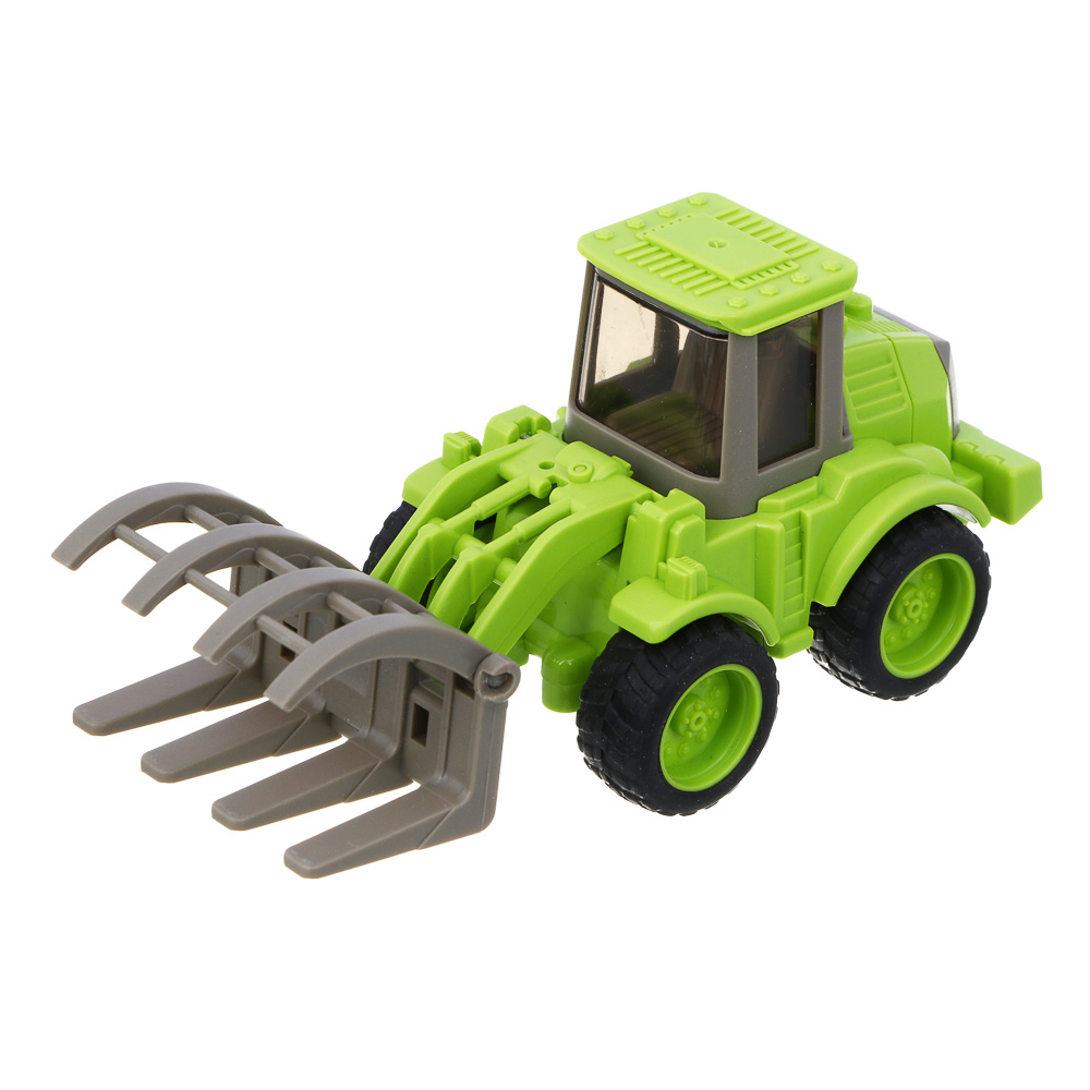 ИГРОЛЕНД Машинка "Агротехника", инерция, РР, 12х7х6,2 см, 5 дизайнов, арт.№ 292-413