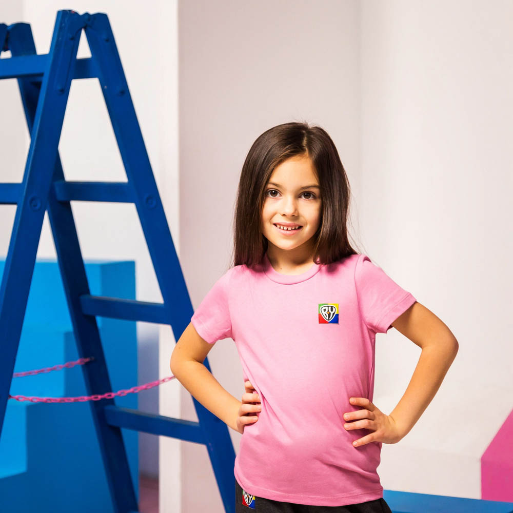 BY Basic Футболка детская, хлопок, цвет розовый, размер 146, арт.№ 833-306