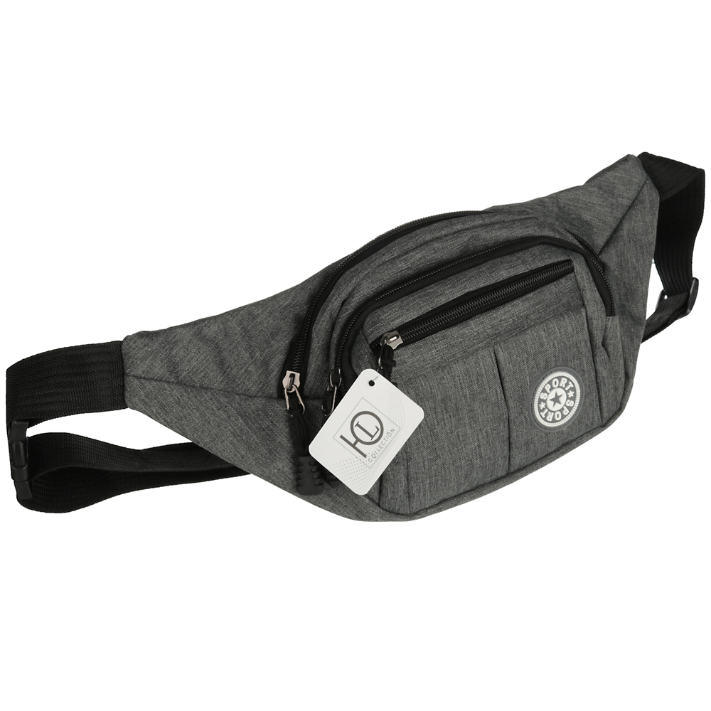 ЮL Сумка поясная, полиэстер, 34х14см, 3-4 цвета, СП20-01, арт.№ 337-093