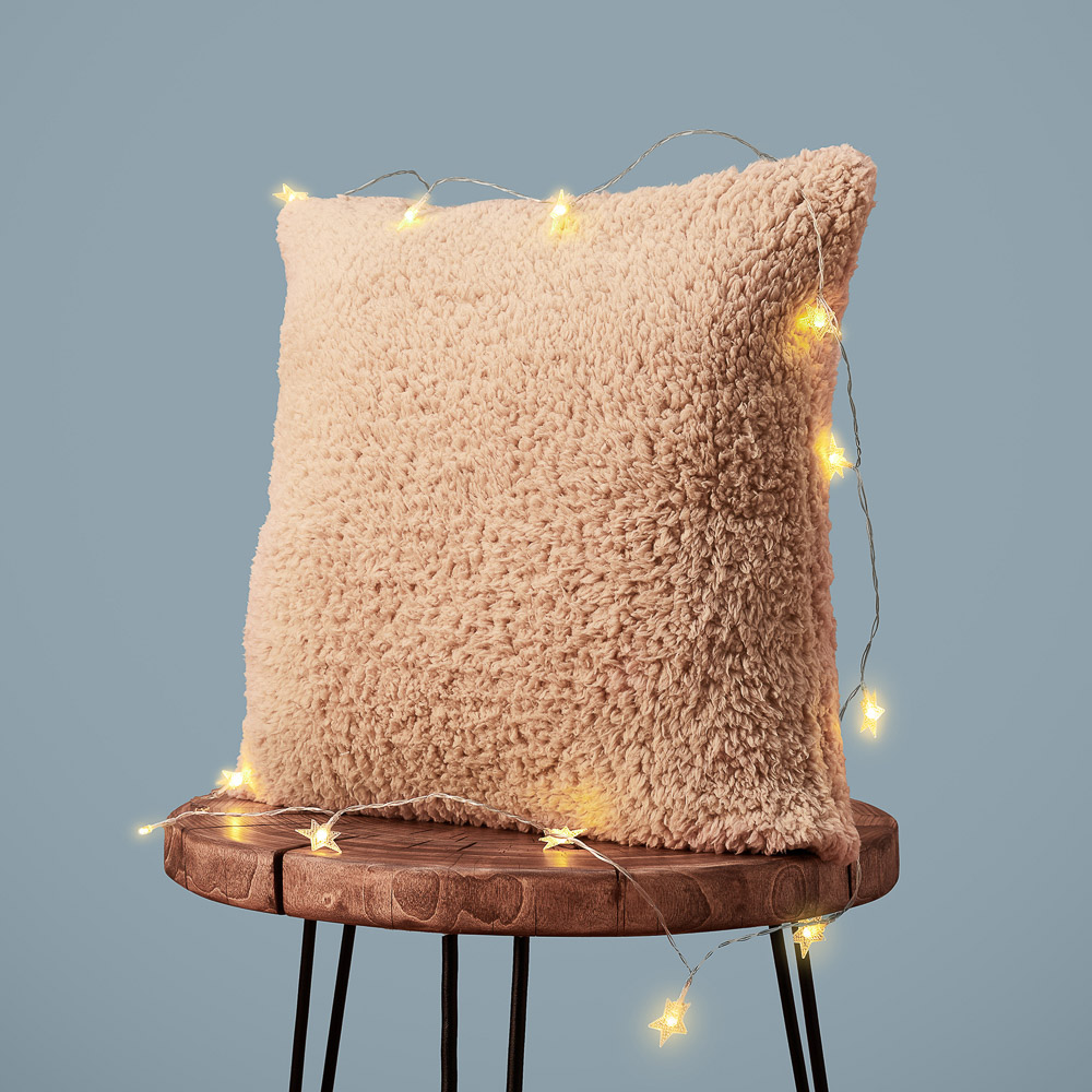 BY COLLECTION Фелиз Чехол для подушки тедди, 50х50см, 100% полиэстер, 2 цвета, арт.№ 492-224