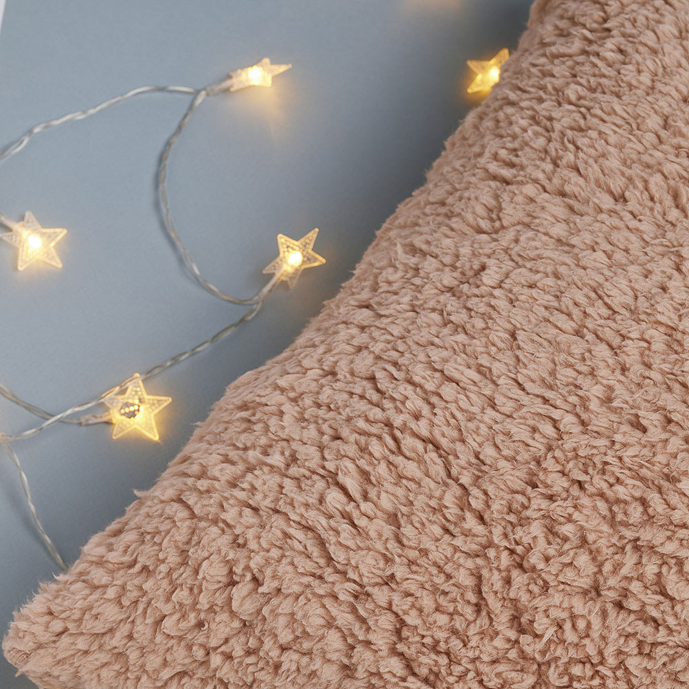 BY COLLECTION Фелиз Чехол для подушки тедди, 50х50см, 100% полиэстер, 2 цвета, арт.№ 492-224