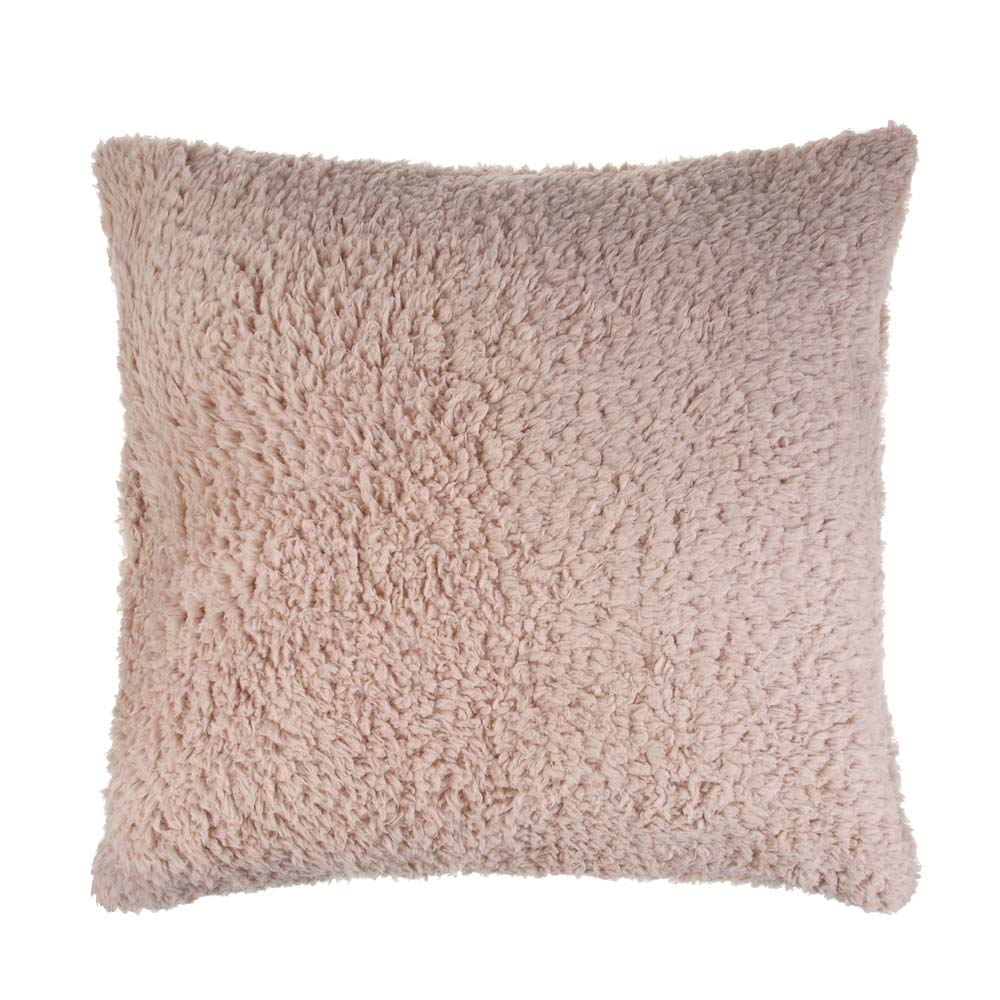 BY COLLECTION Фелиз Чехол для подушки тедди, 50х50см, 100% полиэстер, 2 цвета, арт.№ 492-224