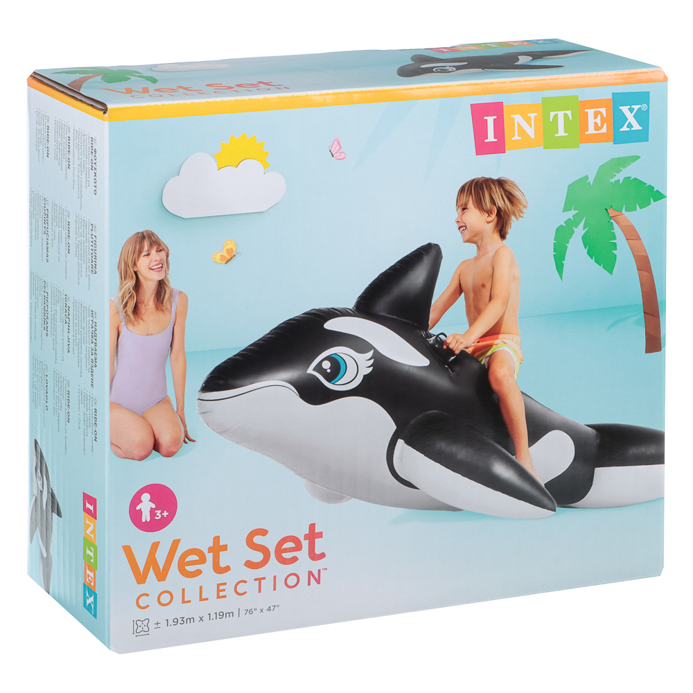 INTEX Касатка надувная, 188х122см, возраст 3+, 58561NP, арт.№ 063-002