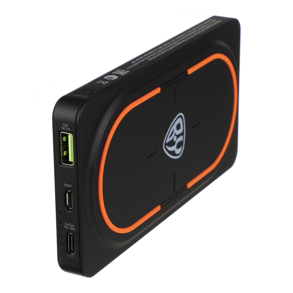 Аккумулятор мобильный BY 10000мАч с беспр. Зарядкой Qi, Быстрая зарядка QC3.0+PD, 3A, арт.№ 031-022