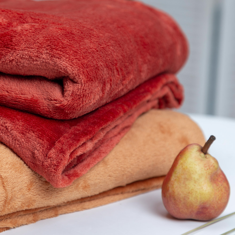 PROVANCE Плед, микрофибра, 130х150см, 180гр/м, "Уют", 2 цвета, арт.№ 486-066