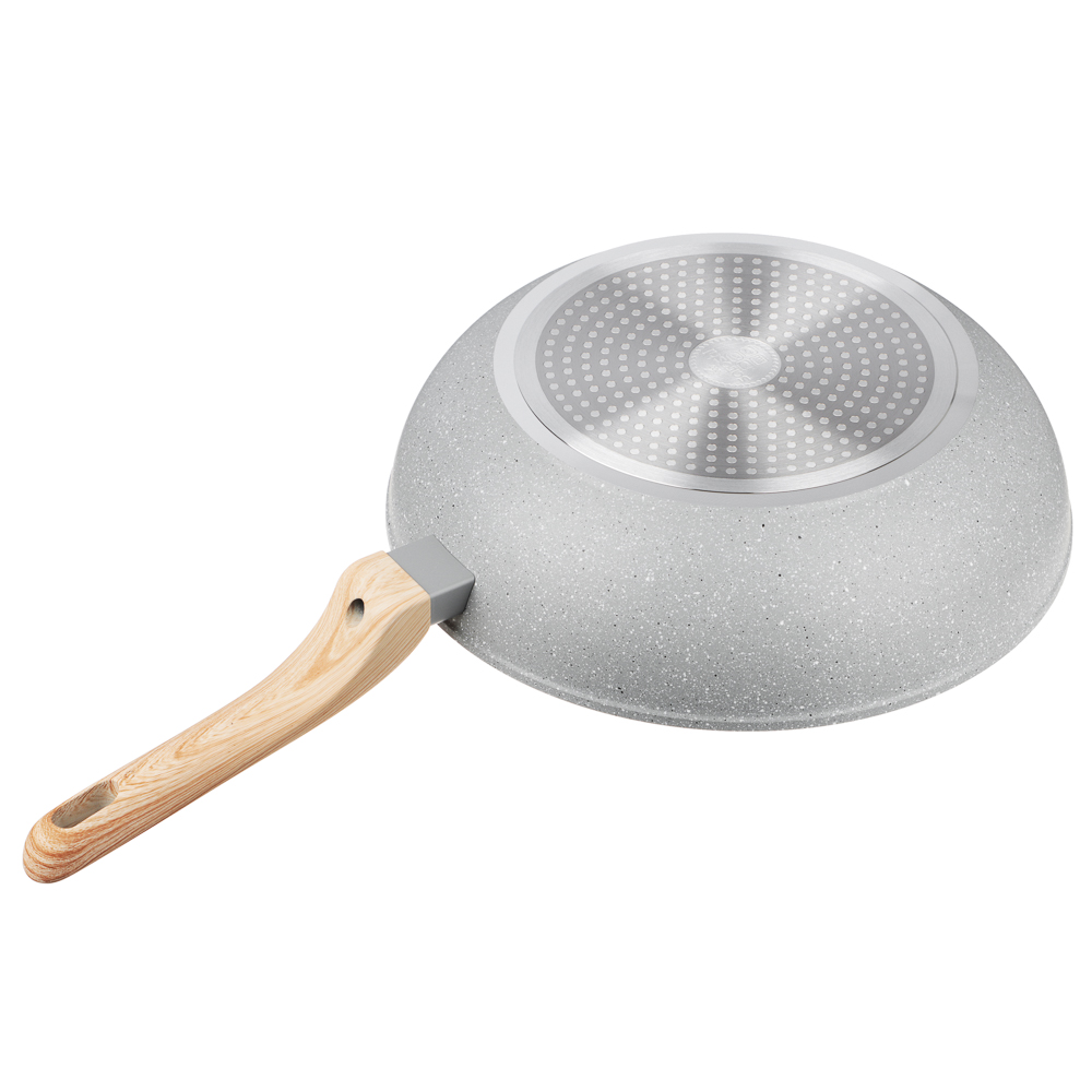 SATOSHI Берг Вок литой d28см, антипригарное покрытие Мрамор, индукция, арт.№ 846-734