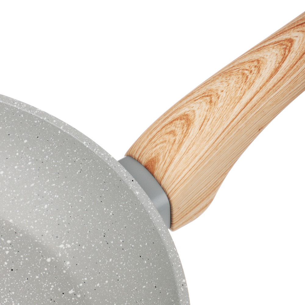 SATOSHI Берг Сковорода литая d24см, антипригарное покрытие Мрамор, индукция, арт.№ 846-736