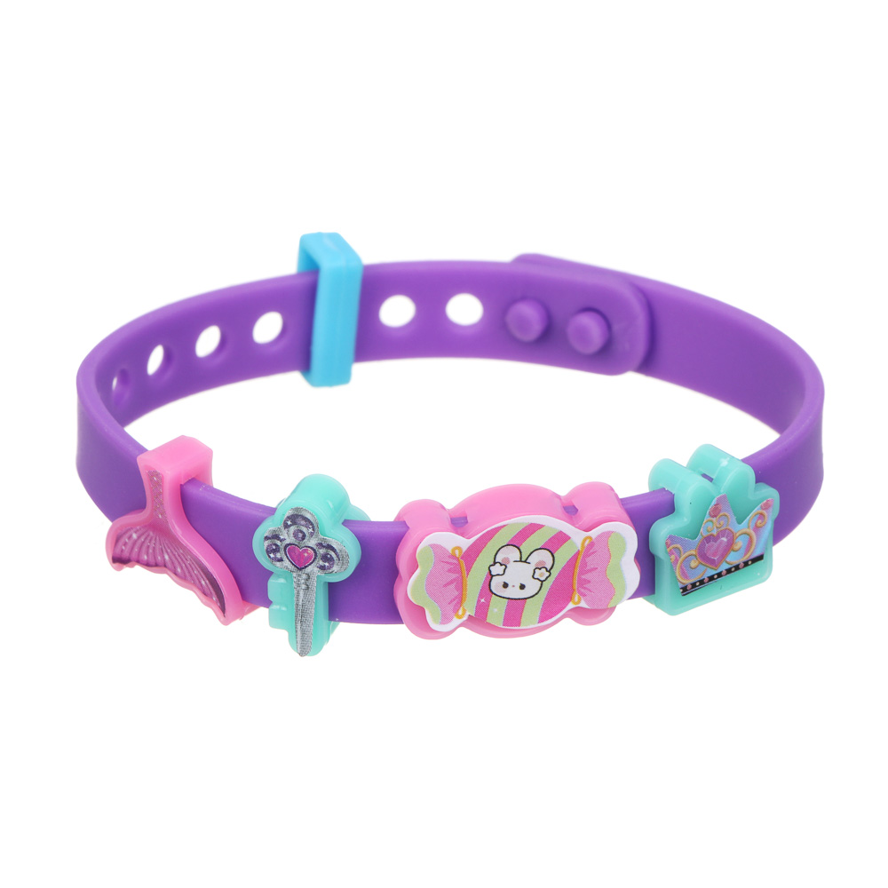 ХОББИХИТ Набор для творчества "Браслеты с шармами", бумага, пластик, 20,2х3,7х10,2см, арт.№ 283-194