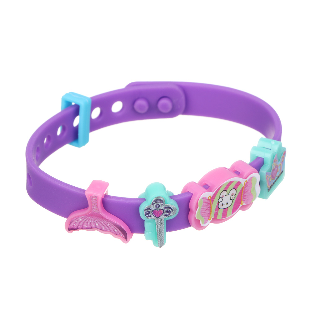 ХОББИХИТ Набор для творчества "Браслеты с шармами", бумага, пластик, 20,2х3,7х10,2см, арт.№ 283-194