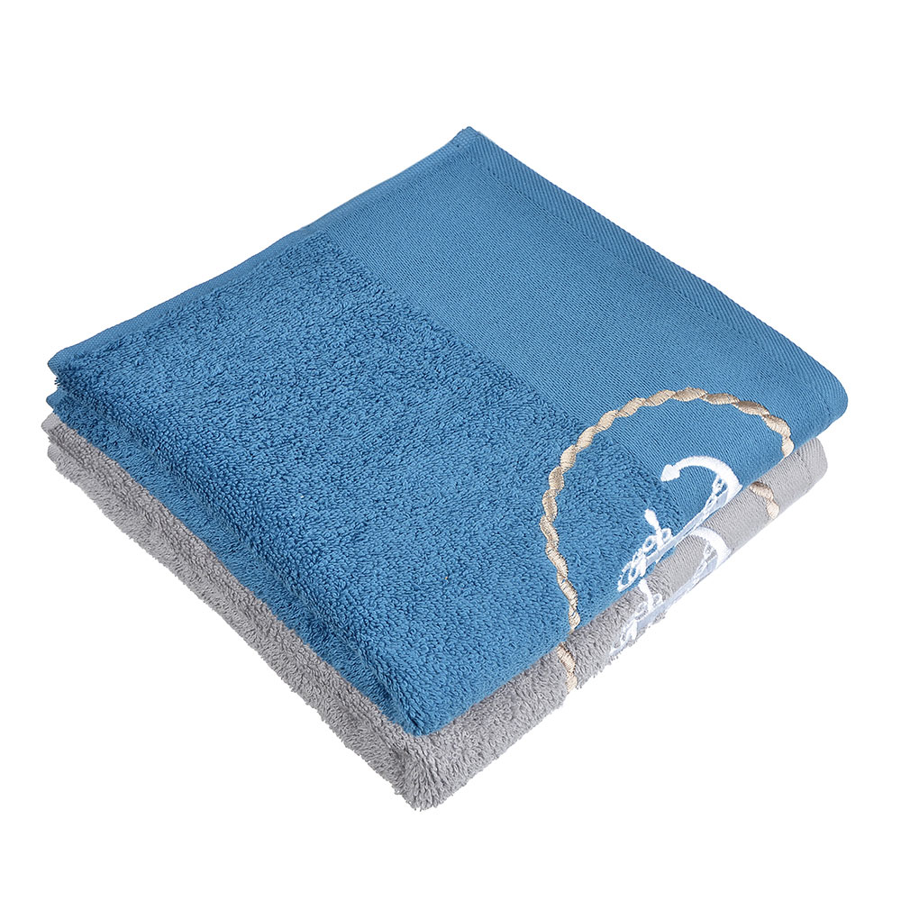 PROVANCE Полотенце махровое подарочное "Море", 100% хлопок, 50х90см, 350гр/м, арт.№ 420-012