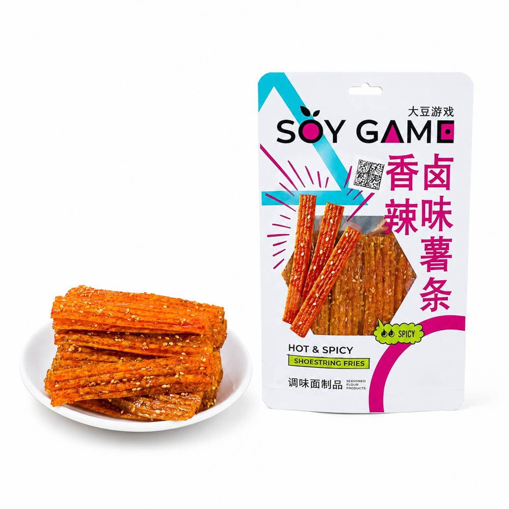 Латяо SOY GAME Полоски пряные острые, 70г., арт.№ 347-600