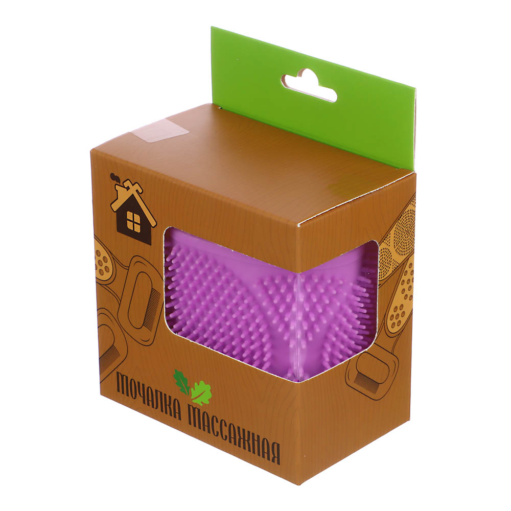 Мочалка массажная, TPR, 70см, 4 цвета, арт.№ 361-131