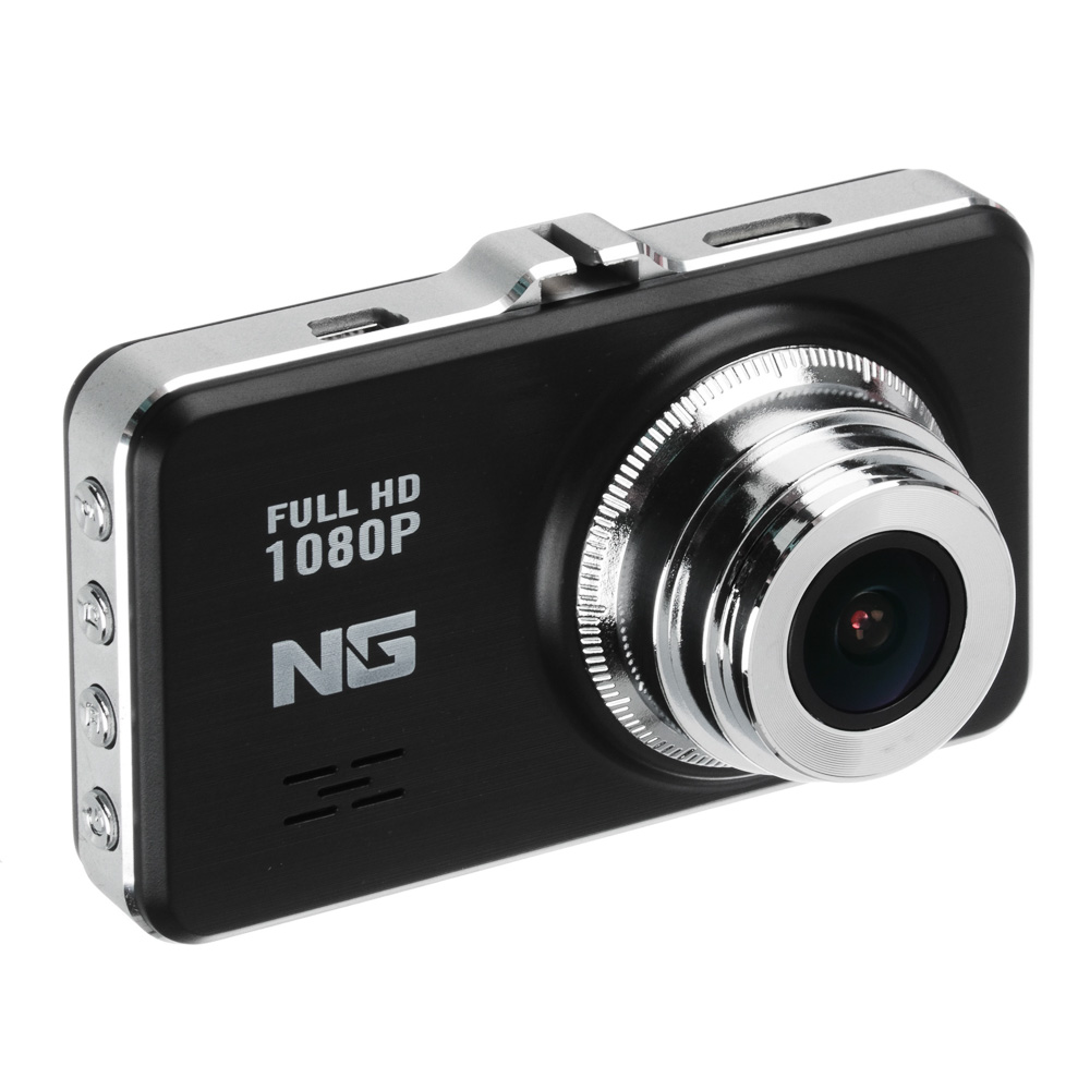 NG Видеорегистратор Full HD, дисплей 3.0”, слот micro-SD, 200мАч, зарядка 12/24В 3.4М, пластик, арт.№ 717-008