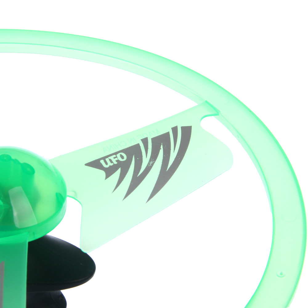 Запускалка с вертушкой большая механическая, 3х13AG, свет, d 25см, PP, арт.№ 900-048