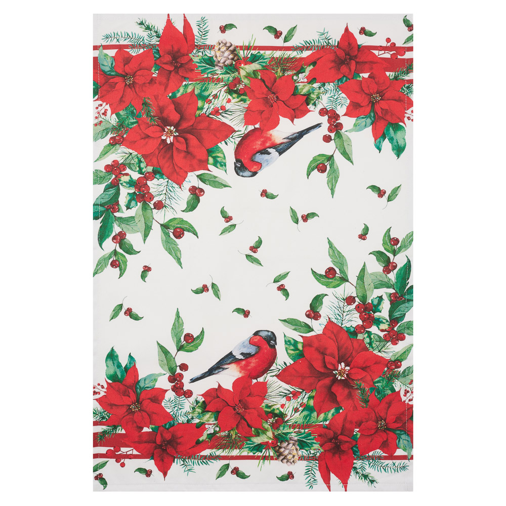 PROVANCE Винтер Полотенце кухонное, 100% хлопок, 40х60см, красный, арт.№ 492-167