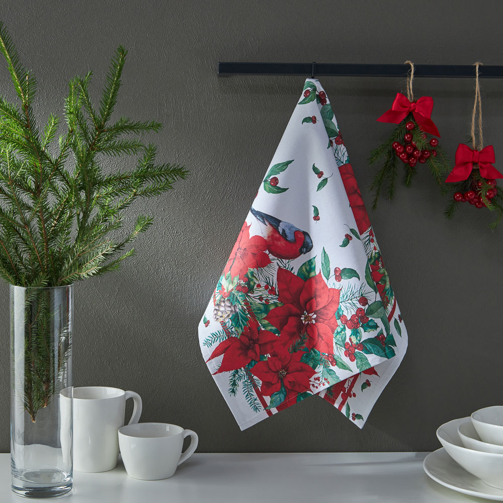 PROVANCE Винтер Полотенце кухонное, 100% хлопок, 40х60см, красный, арт.№ 492-167