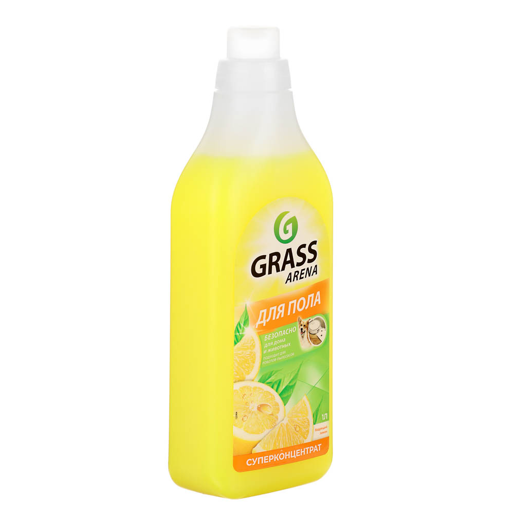 Средство для пола моющее Grass Arena Бодрящий Лимон, 1л, арт.№ 986-001