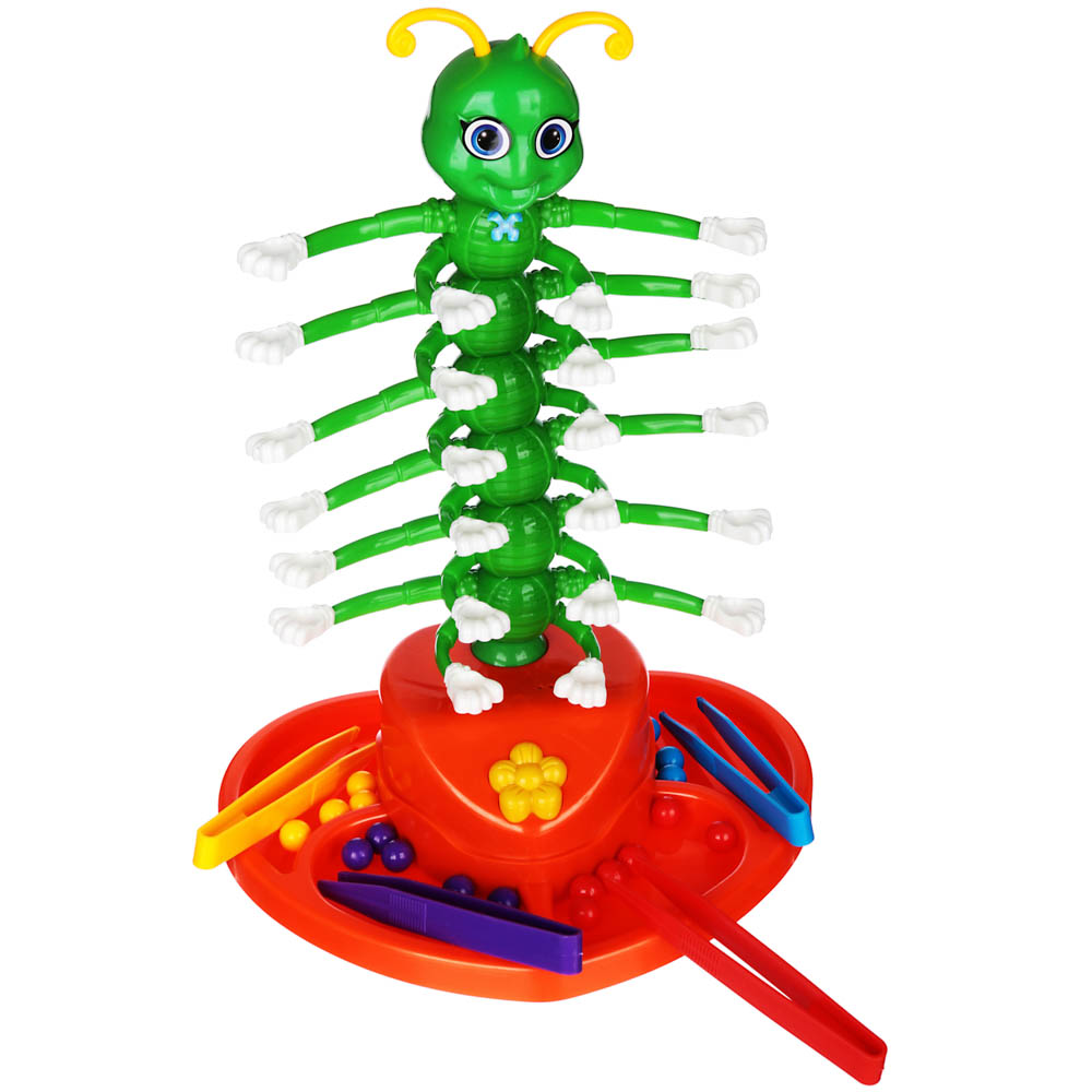 ИГРОЛЕНД Игра настольная "Веселая гусеница", ABS, 28х27х9см, арт.№ 897-074